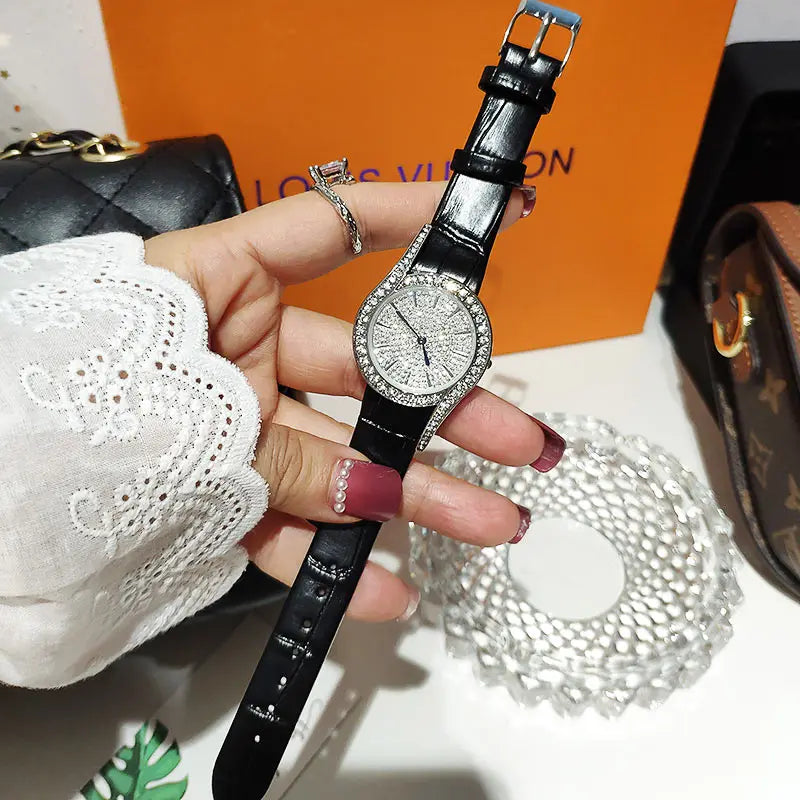Fully Crystal Rhinestone Women Watches Quartz Fashion Top Brand Luxury Ladies Watch Original Brand Wristwatch For Women