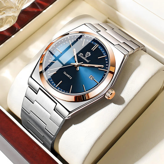 2025 Casual Business Fashion Quartz Wristwatches Gold Movement Clock Men Luxury Watch Automatic Watches Mens Gifts Reloj Hombre