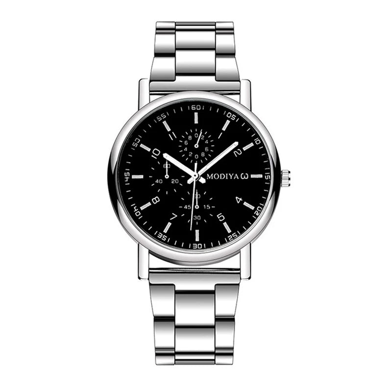 Fashion Men Watches Casual Steel Band Male Sports Quartz Watch Clock Relogio Masculino Reloj Hombre