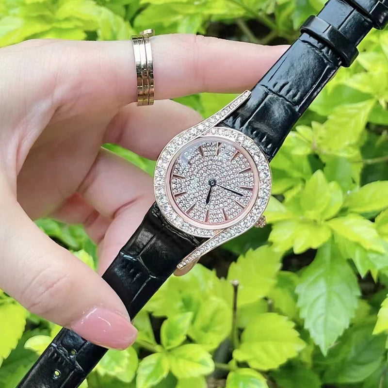 Fully Crystal Rhinestone Women Watches Quartz Fashion Top Brand Luxury Ladies Watch Original Brand Wristwatch For Women