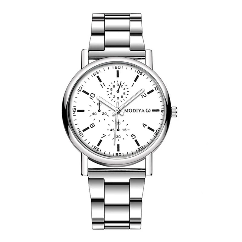 Fashion Men Watches Casual Steel Band Male Sports Quartz Watch Clock Relogio Masculino Reloj Hombre