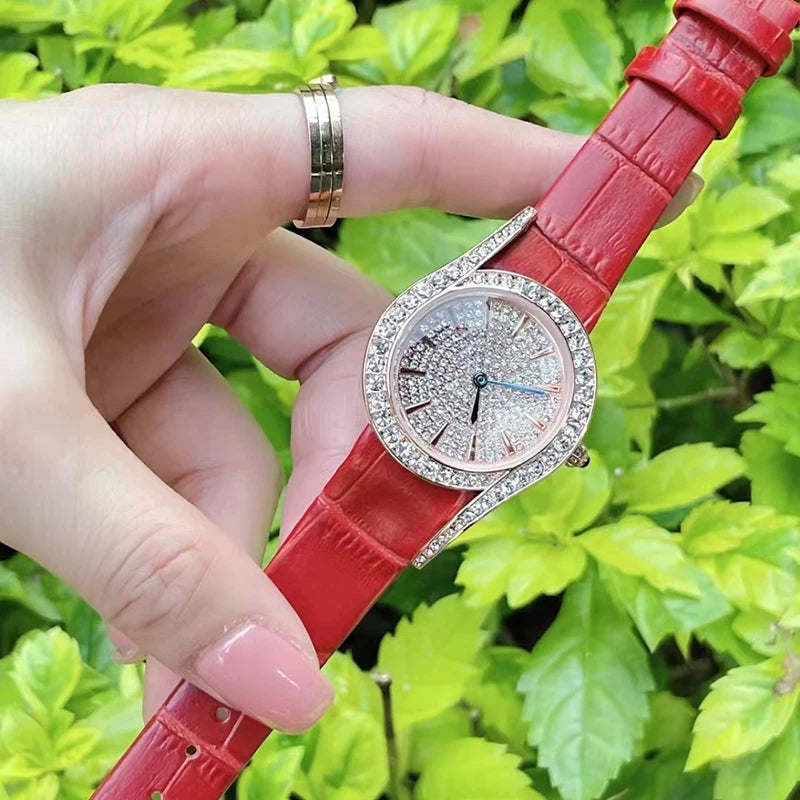 Fully Crystal Rhinestone Women Watches Quartz Fashion Top Brand Luxury Ladies Watch Original Brand Wristwatch For Women