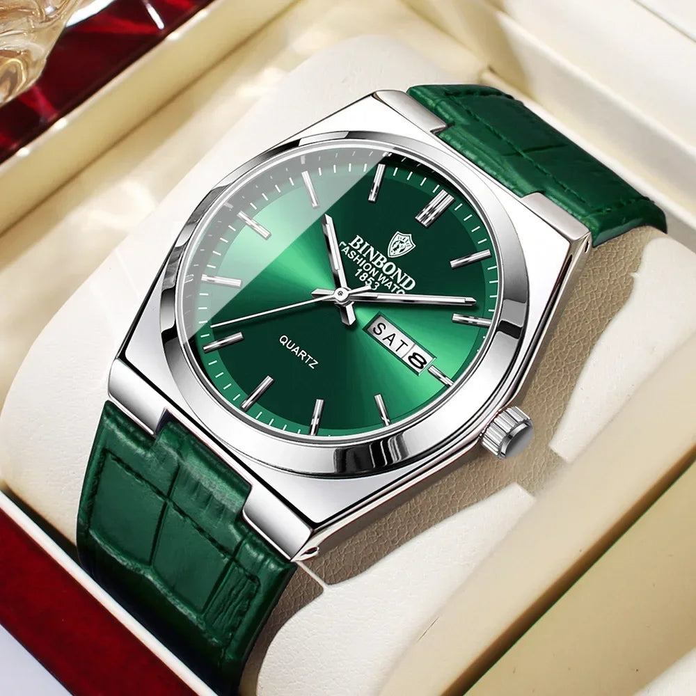 2025 Casual Business Fashion Quartz Wristwatches Gold Movement Clock Men Luxury Watch Automatic Watches Mens Gifts Reloj Hombre