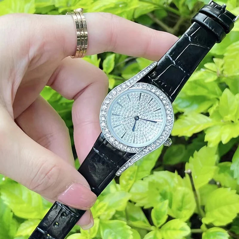 Fully Crystal Rhinestone Women Watches Quartz Fashion Top Brand Luxury Ladies Watch Original Brand Wristwatch For Women